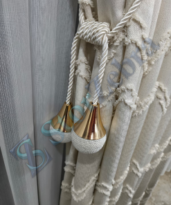 1. Kalite Krem Fon Bağlama Aksesuarı (Broçol)