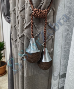 1. Kalite Koyu Kahverengi Fon Bağlama Aksesuarı (Broçol)