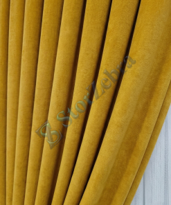 1. Kalite Sarı Fon Perde