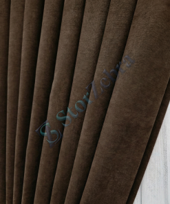 1. Kalite Koyu Kahverengi Fon Perde