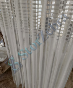 1. Kalite Orijinal Brilliant Düz Çizgili Tül Perde