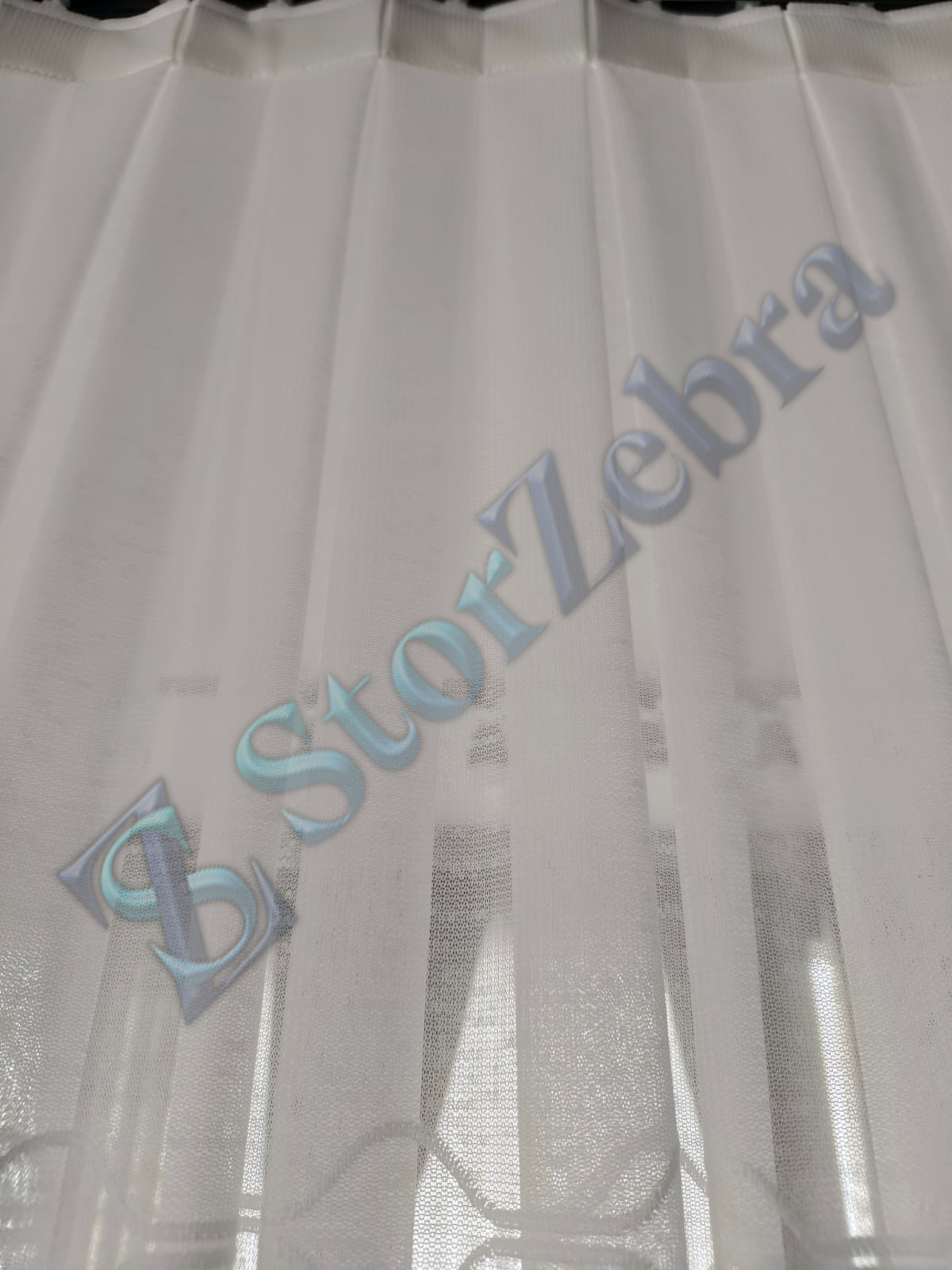 1. Kalite Orijinal Brilliant Petek Desenli Tül - Görsel 5