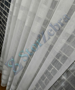 1. Kalite Ekonomik Çizgi Desenli Pano Tül Perde