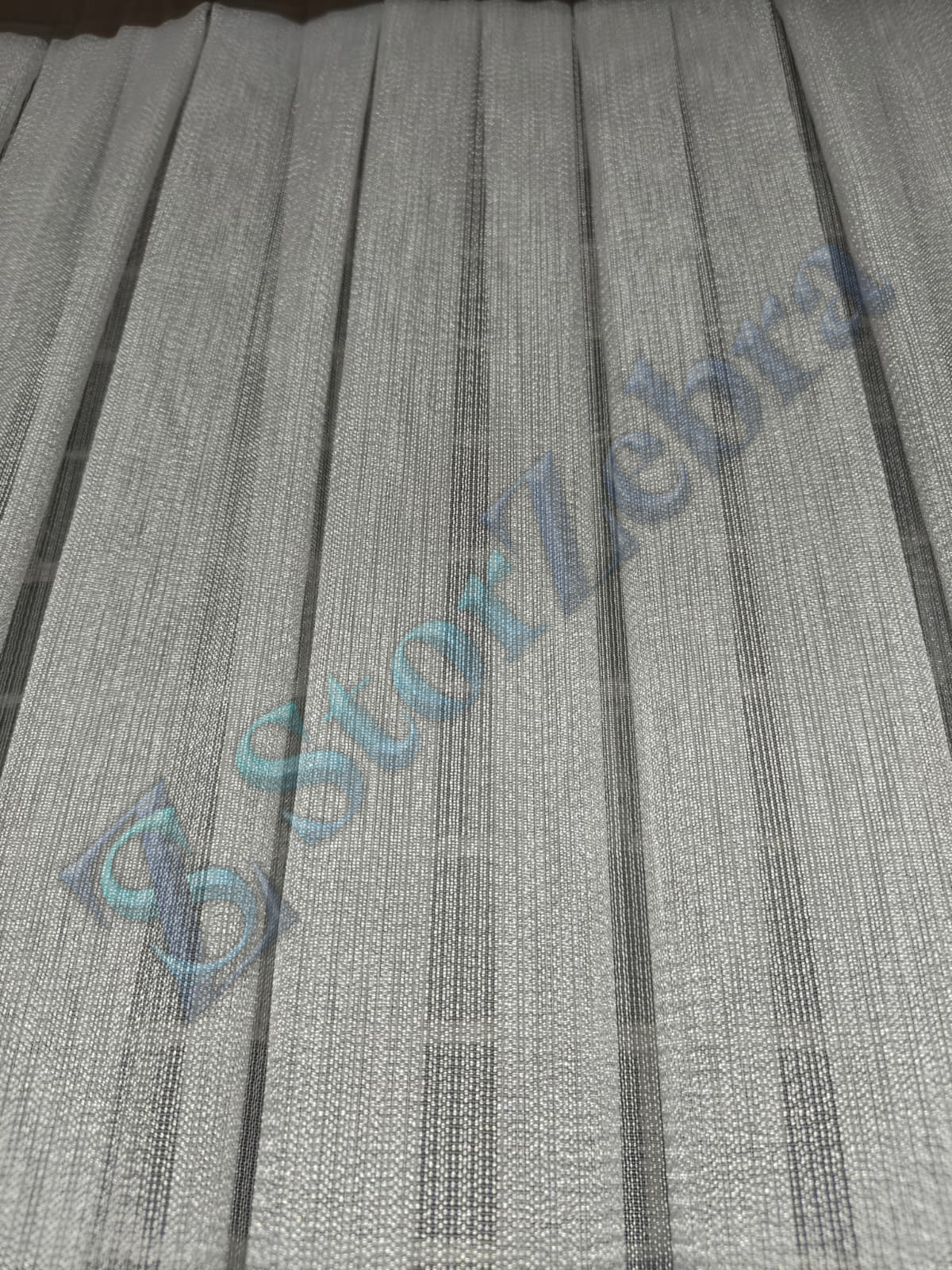 1. Kalite Yoğun Çizgili Tül Perde Kar600 - Görsel 3