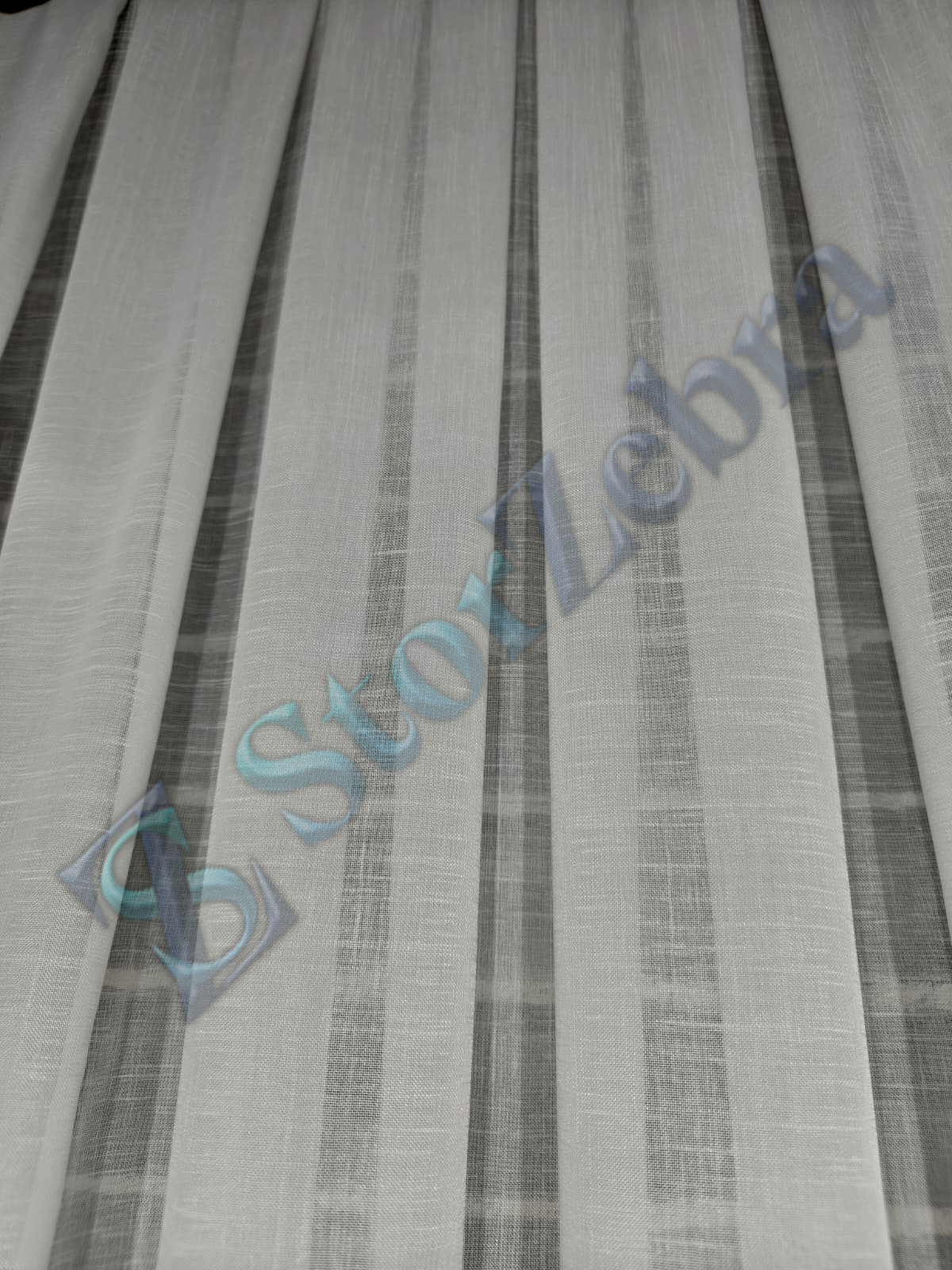 1. Kalite Ekonomik Beyaz Keten Tül Perde - Görsel 4