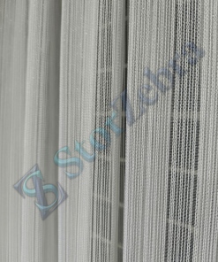 1. Kalite Pırıltılı Çizgili Dökümlü Duran Tül Perde Modena