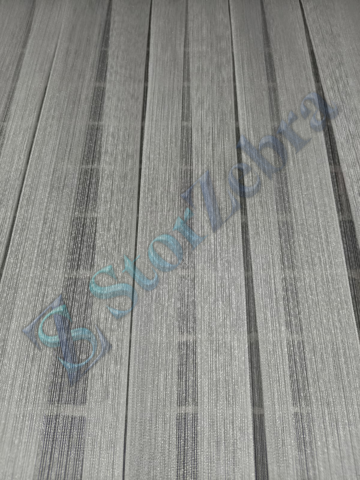 1. Kalite Simli Zarif Çizgili Tül Perde Panderas - Görsel 4