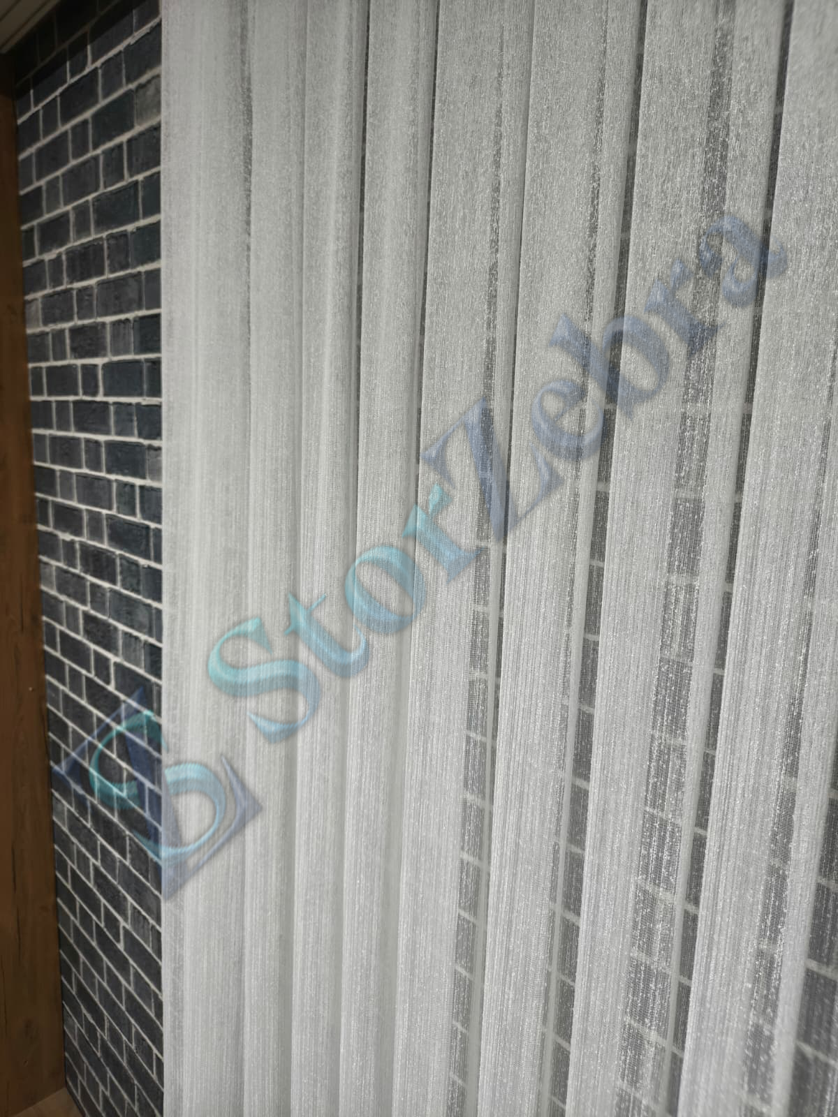 1. Kalite Kar Desenli Tül Valeria - Görsel 3